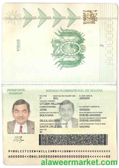 Bolivia passport